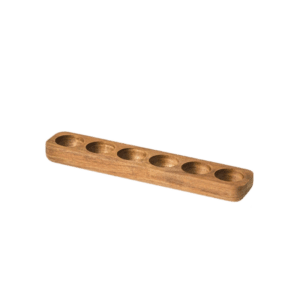 Porte Oeuf Bois 6 Trous