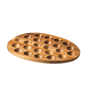 Porte Oeuf Bois 24 Trous