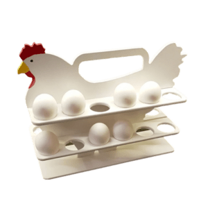 Range Oeuf en Bois Poule