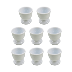 Coquetier Blanc Lot de 8