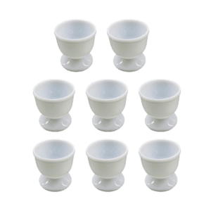 Coquetier Blanc Lot de 8