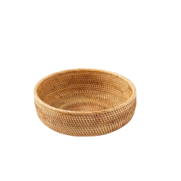 Panier à Oeuf Rond Rotin – Image 2