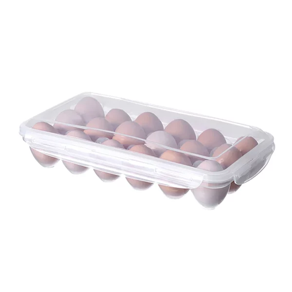 Range Oeuf Plastique avec Couvercle – Image 3