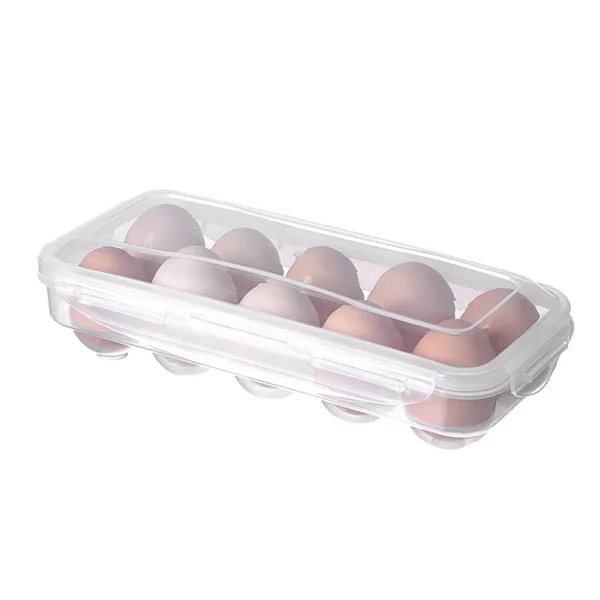 Range Oeuf Plastique avec Couvercle