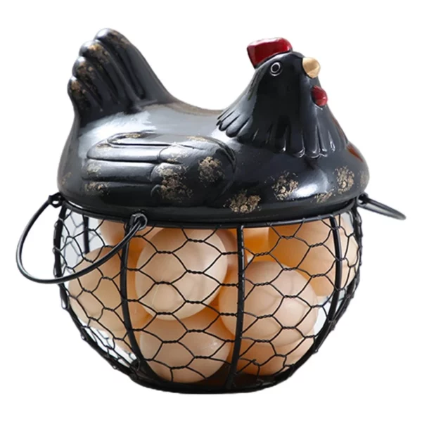 Panier à Oeuf Couvercle Poule – Image 4