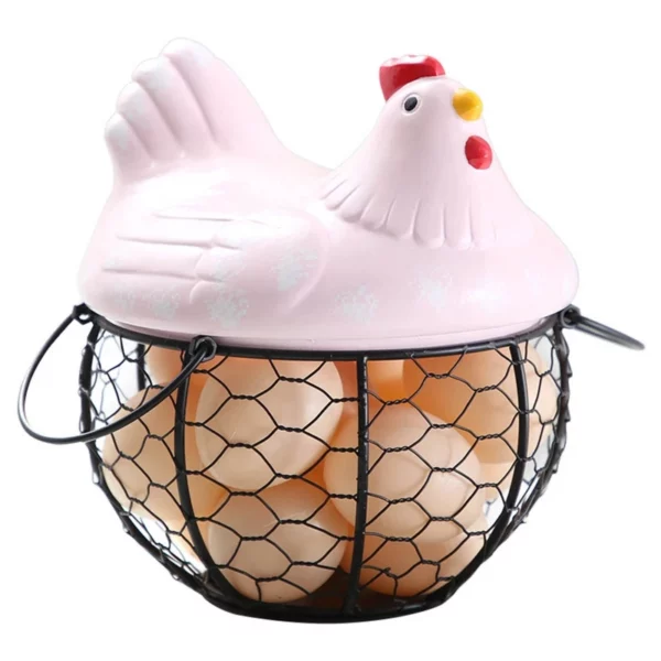 Panier à Oeuf Couvercle Poule – Image 3