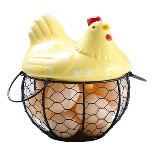 Panier à Oeuf Couvercle Poule – Image 2
