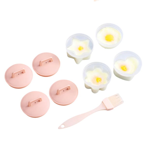 Cuiseur à Oeufs Moule avec Motifs Lot de 4