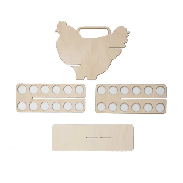 Range Oeuf en Bois Poule – Image 2