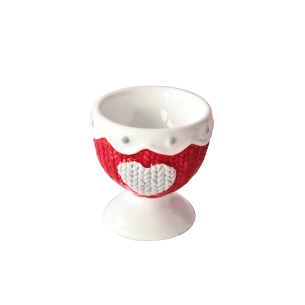 Coquetier Enfant Design Coeur Céramique