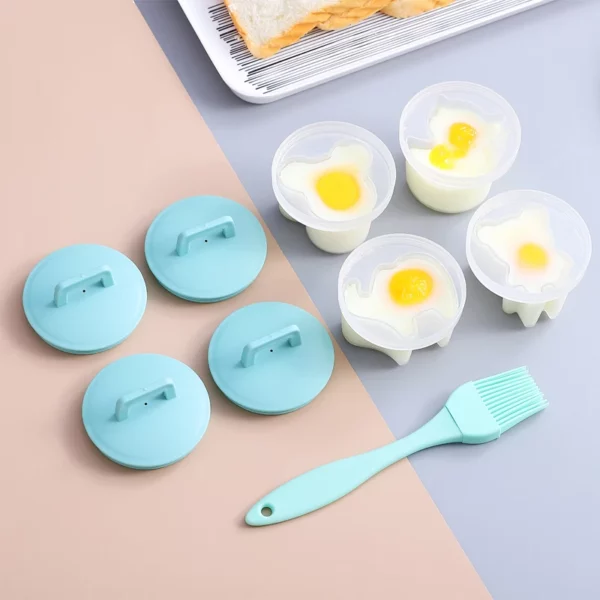 Cuiseur à Oeufs Moule avec Motifs Lot de 4 – Image 4