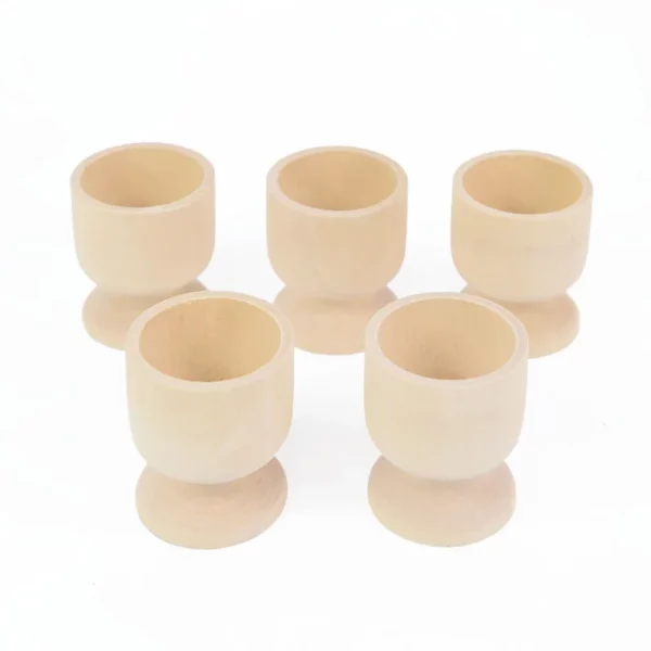 Coquetier Enfant Bois Lot de 5