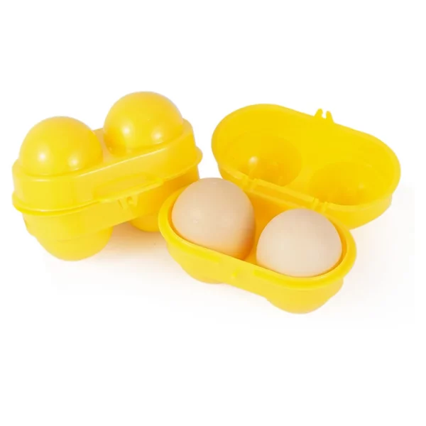Range Oeuf Plastique Jaune