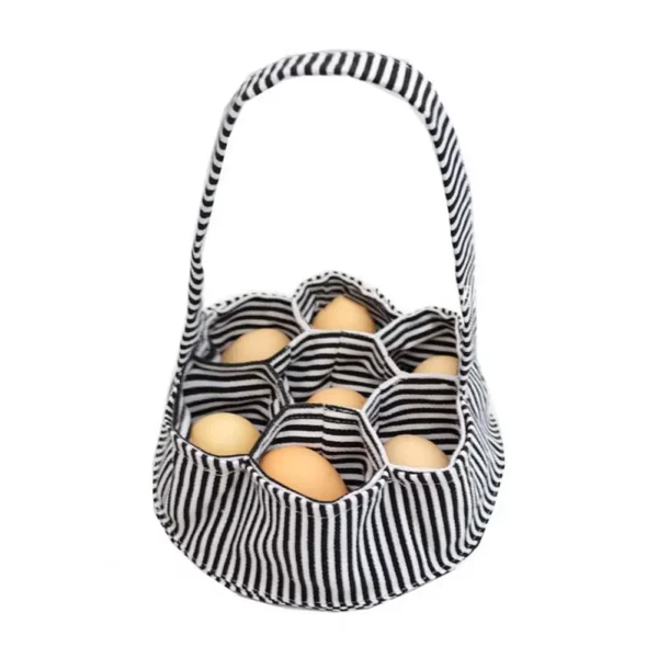Panier à Oeuf en Toile 7 Poches – Image 2