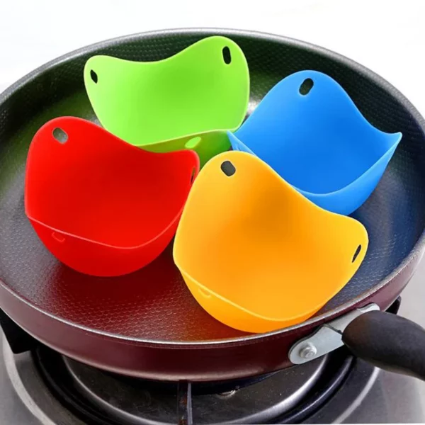 Cuiseur à Oeufs Moule Silicone Lot de 4 – Image 2
