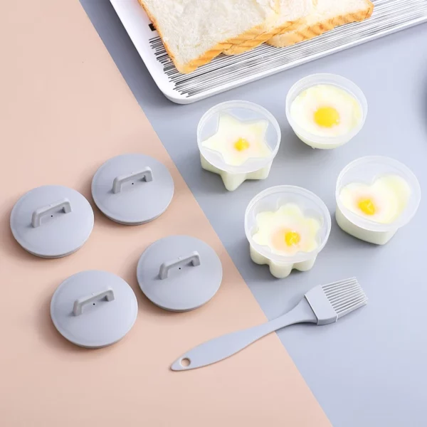 Cuiseur à Oeufs Moule avec Motifs Lot de 4 – Image 3