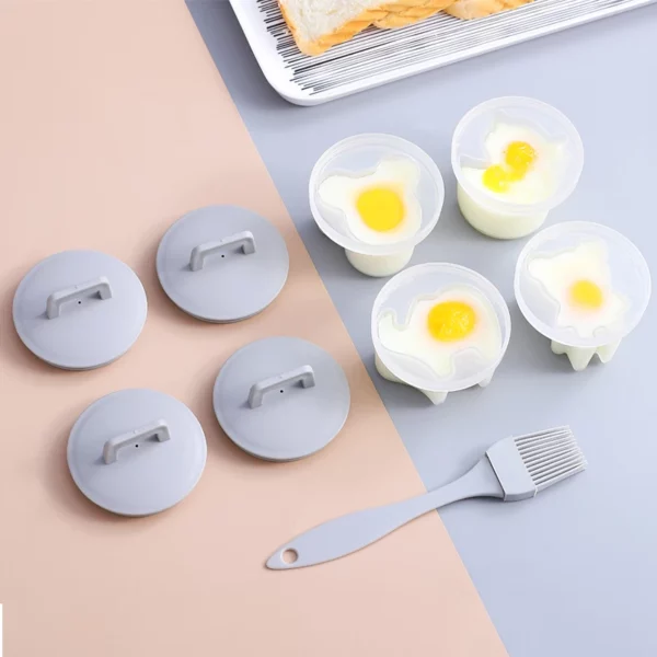 Cuiseur à Oeufs Moule avec Motifs Lot de 4 – Image 6