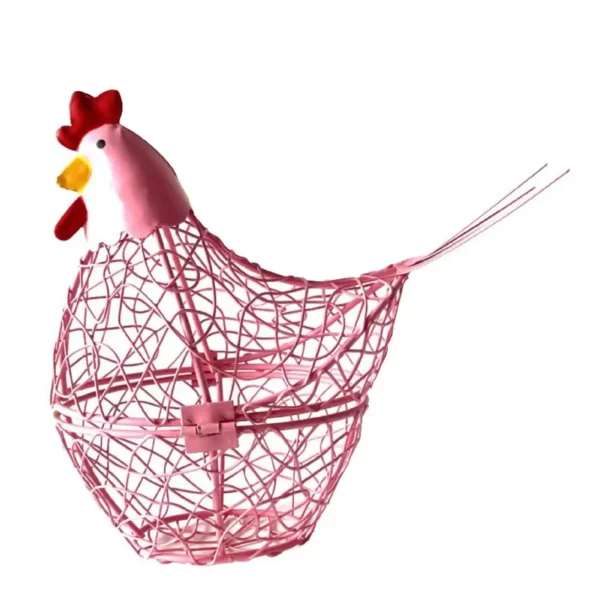 Porte Oeuf Poule en Fer – Image 3