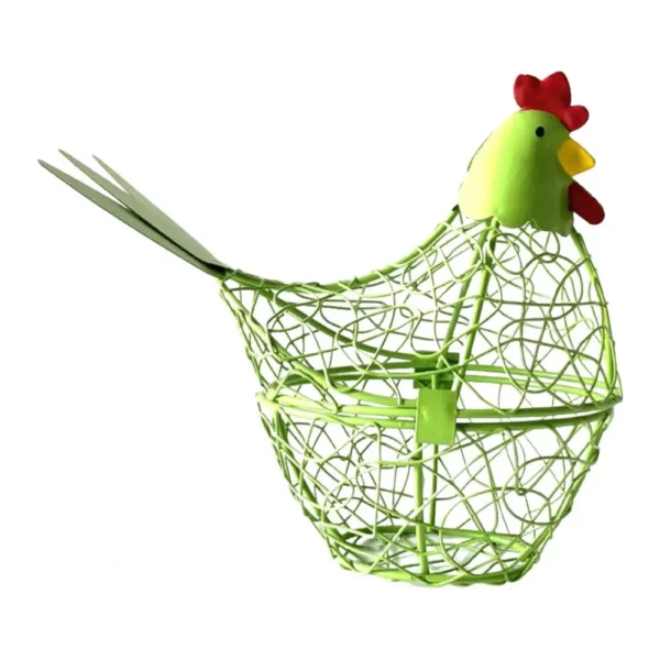 Porte Oeuf Poule en Fer – Image 2