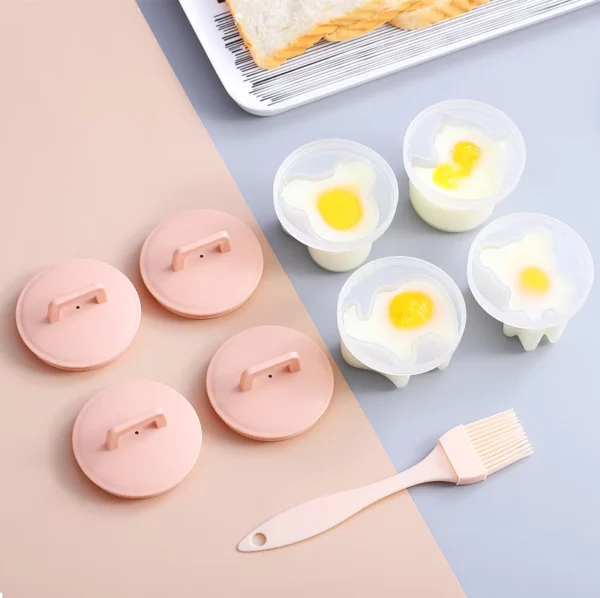 Cuiseur à Oeufs Moule avec Motifs Lot de 4 – Image 5