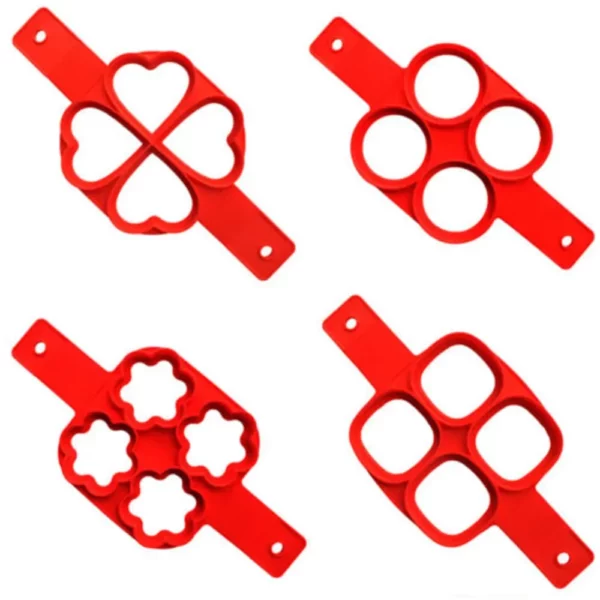 Cuiseur à Oeufs Moule Silicone Rouge