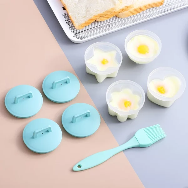 Cuiseur à Oeufs Moule avec Motifs Lot de 4 – Image 2