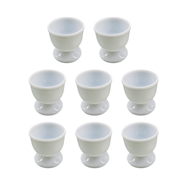 Coquetier Blanc Lot de 8